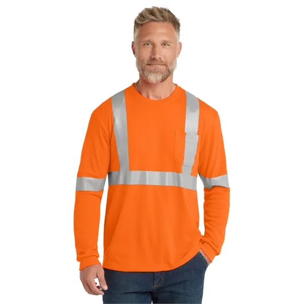 CornerStone ANSI 107 Class 2 Long Sleeve Safety T-Shirt.... from ASI 84863 SanMar