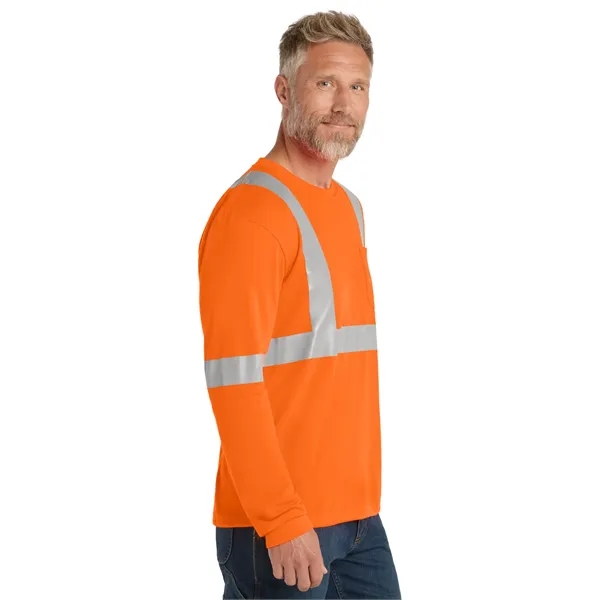 CornerStone ANSI 107 Class 2 Long Sleeve Safety T-Shirt.... from ASI 84863 SanMar