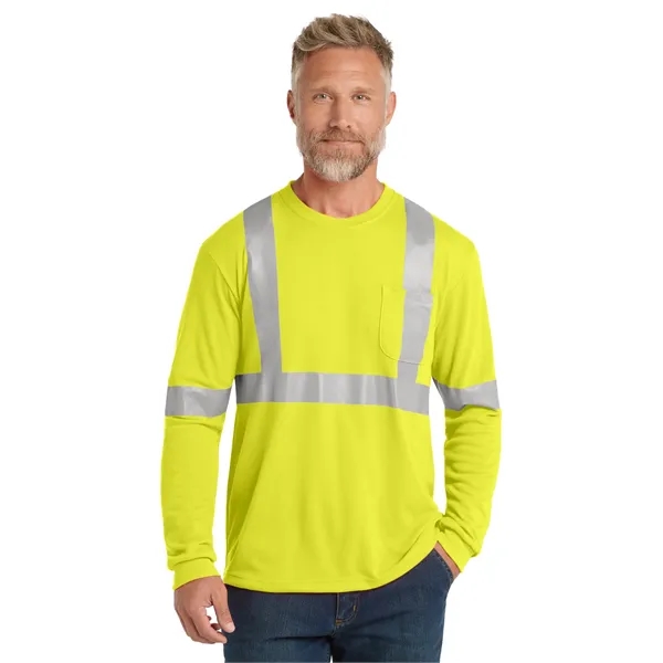 CornerStone ANSI 107 Class 2 Long Sleeve Safety T-Shirt.... from ASI 84863 SanMar