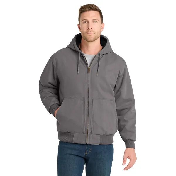 CornerStone Washed Duck Cloth Insulated Hooded Work Jacket.... from ASI 84863 SanMar