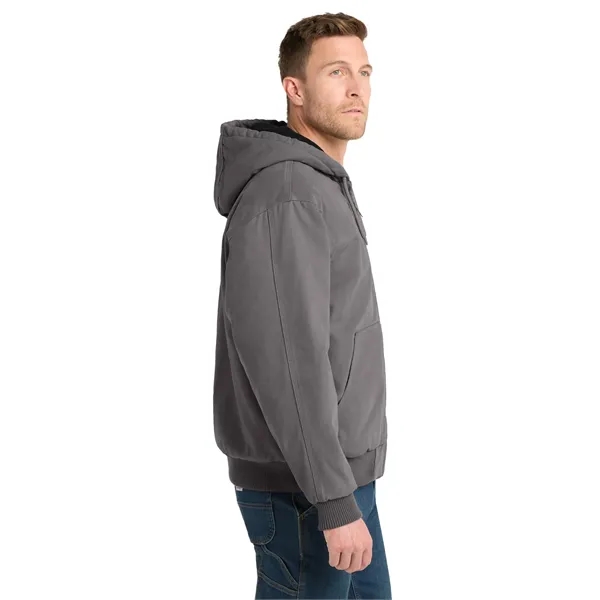 CornerStone Washed Duck Cloth Insulated Hooded Work Jacket.... from ASI 84863 SanMar