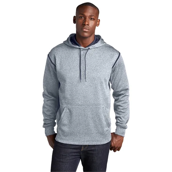 Sport-Tek Tech Fleece Colorblock Hooded Sweatshirt.... from ASI 84863 SanMar