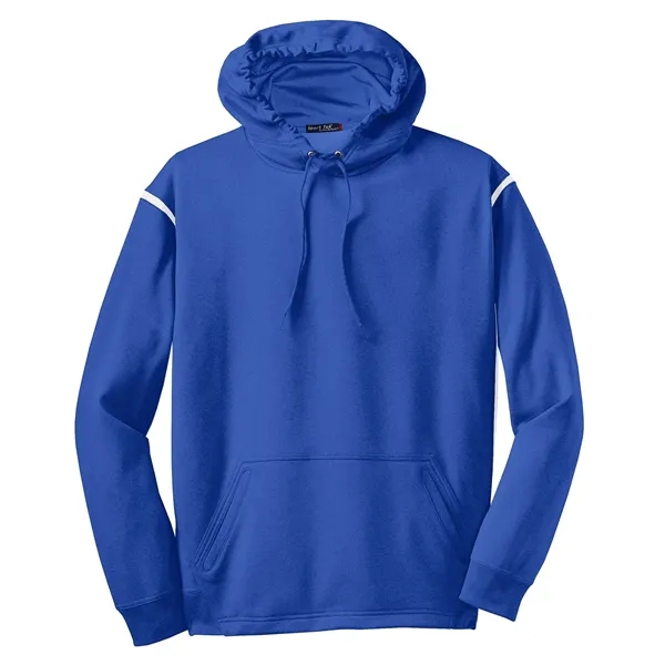 Sport-Tek Tech Fleece Colorblock Hooded Sweatshirt.... from ASI 84863 SanMar