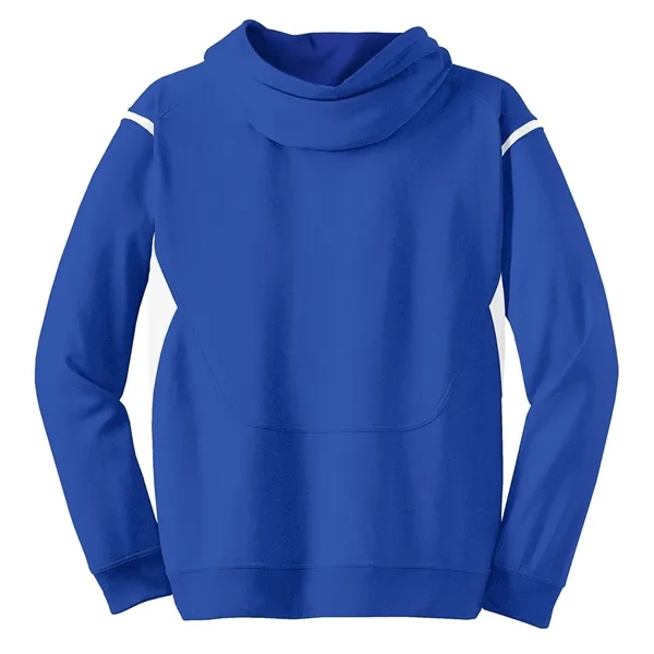 Sport-Tek Tech Fleece Colorblock Hooded Sweatshirt.... from ASI 84863 SanMar