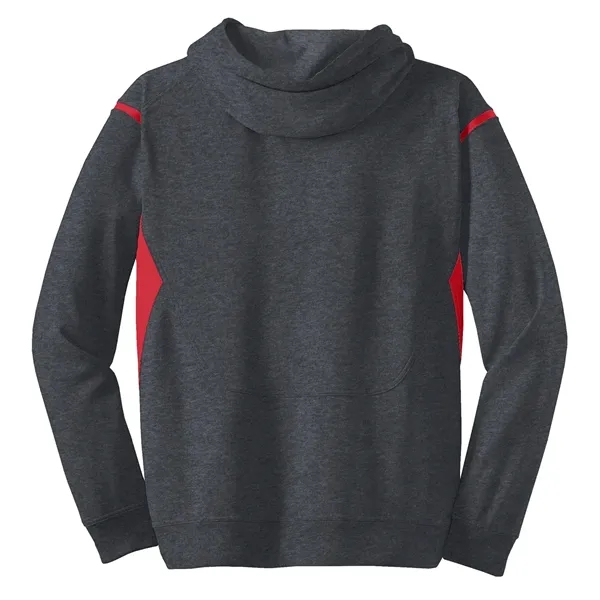 Sport-Tek Tech Fleece Colorblock Hooded Sweatshirt.... from ASI 84863 SanMar