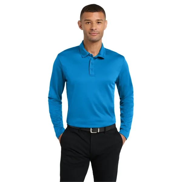 Port Authority Silk Touch Performance Long Sleeve Polo.... from ASI 84863 SanMar