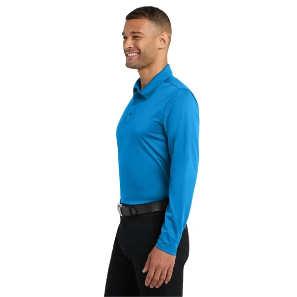 Port Authority Silk Touch Performance Long Sleeve Polo.... from ASI 84863 SanMar