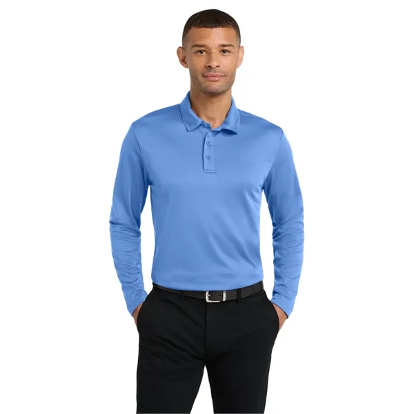 Port Authority Silk Touch Performance Long Sleeve Polo.... from ASI 84863 SanMar