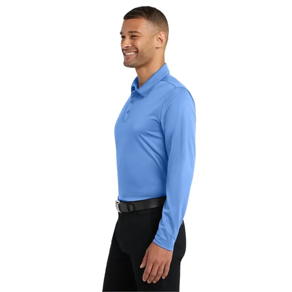 Port Authority Silk Touch Performance Long Sleeve Polo.... from ASI 84863 SanMar