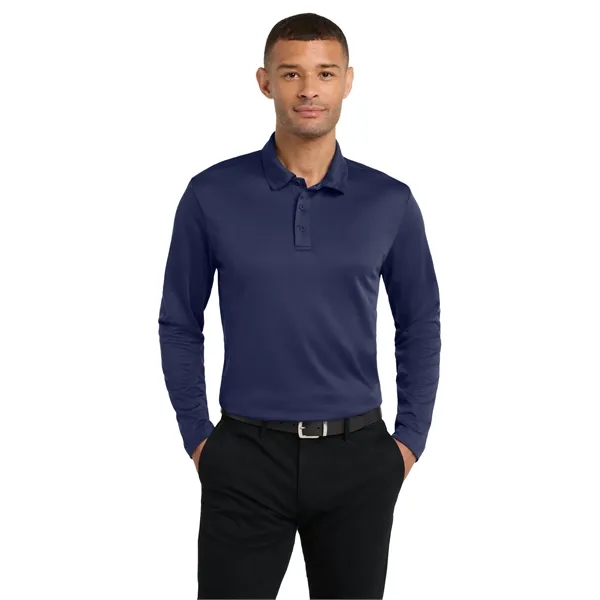 Port Authority Silk Touch Performance Long Sleeve Polo.... from ASI 84863 SanMar