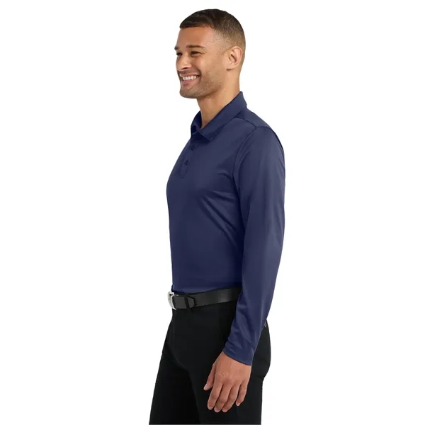 Port Authority Silk Touch Performance Long Sleeve Polo.... from ASI 84863 SanMar