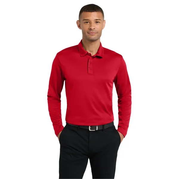 Port Authority Silk Touch Performance Long Sleeve Polo.... from ASI 84863 SanMar