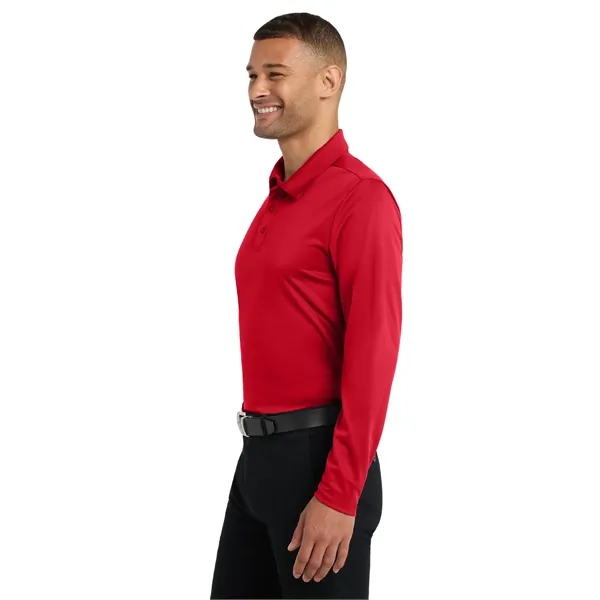 Port Authority Silk Touch Performance Long Sleeve Polo.... from ASI 84863 SanMar
