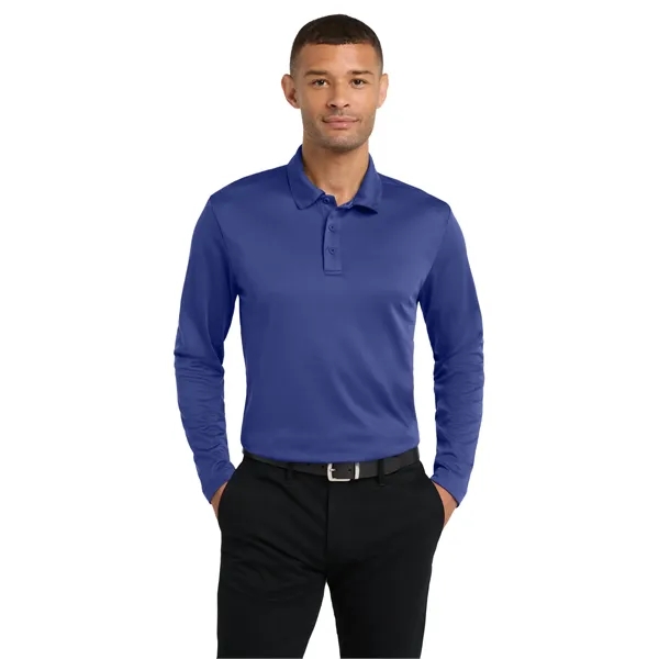 Port Authority Silk Touch Performance Long Sleeve Polo.... from ASI 84863 SanMar