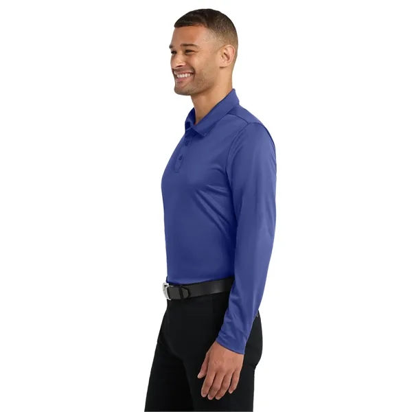 Port Authority Silk Touch Performance Long Sleeve Polo.... from ASI 84863 SanMar