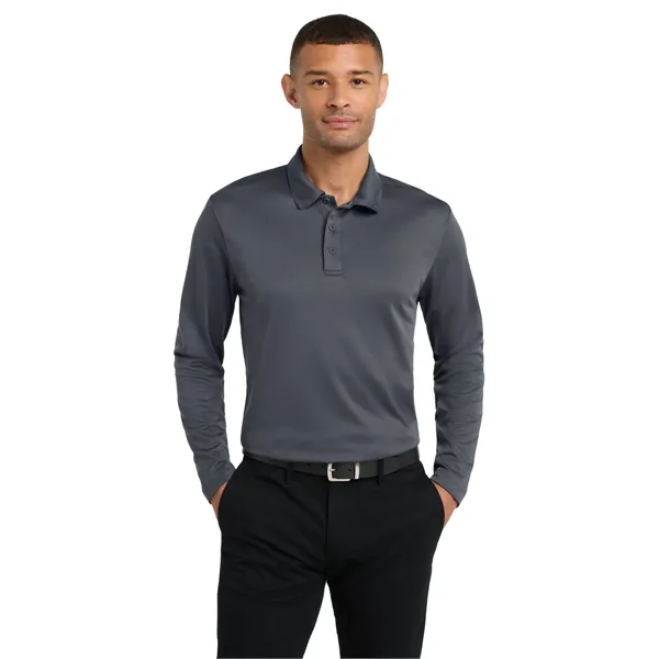 Port Authority Silk Touch Performance Long Sleeve Polo.... from ASI 84863 SanMar