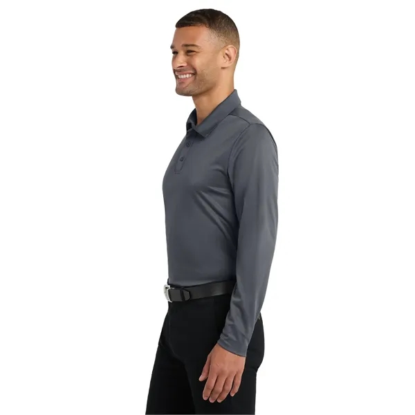 Port Authority Silk Touch Performance Long Sleeve Polo.... from ASI 84863 SanMar