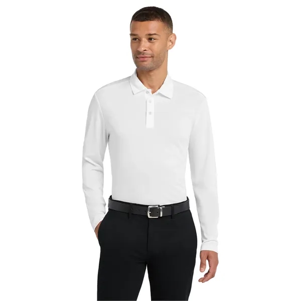 Port Authority Silk Touch Performance Long Sleeve Polo.... from ASI 84863 SanMar