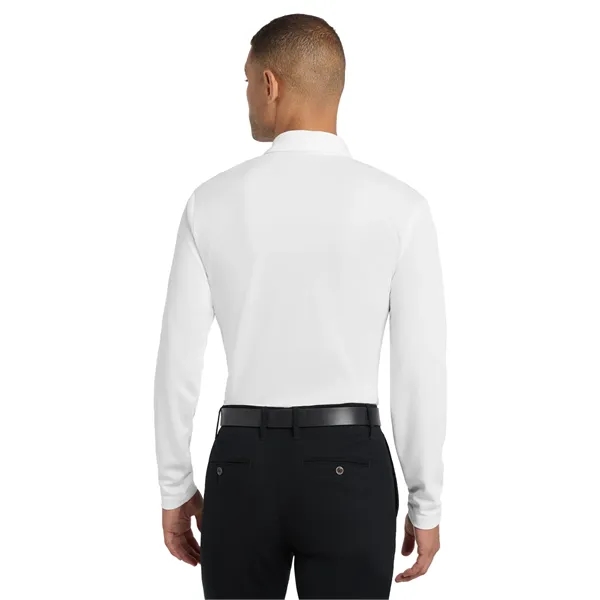 Port Authority Silk Touch Performance Long Sleeve Polo.... from ASI 84863 SanMar