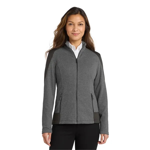 Port Authority Ladies Grid Fleece Jacket.... from ASI 84863 SanMar