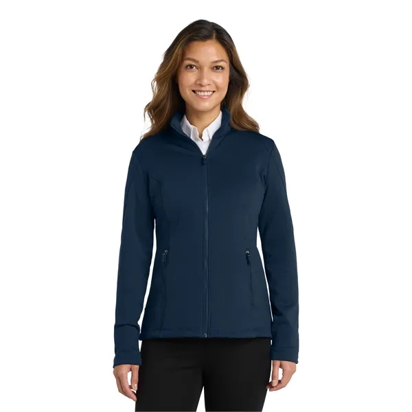 Port Authority Ladies Grid Fleece Jacket.... from ASI 84863 SanMar