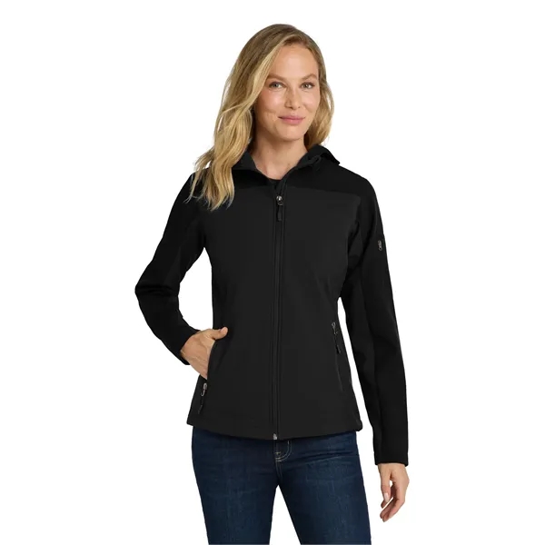 Port Authority Ladies Hooded Core Soft Shell Jacket.... from ASI 84863 SanMar