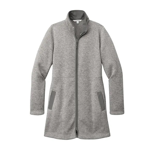 Port Authority Ladies Arc Sweater Fleece Long Jacket... from ASI 84863 SanMar