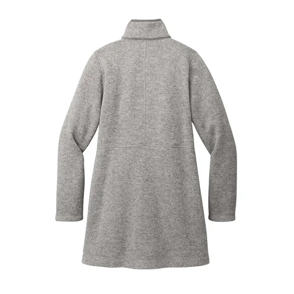 Port Authority Ladies Arc Sweater Fleece Long Jacket... from ASI 84863 SanMar