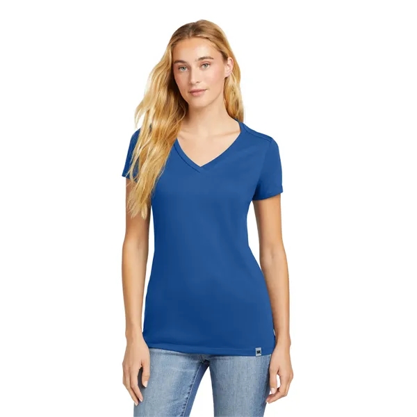 New Era Ladies Heritage Blend V-Neck Tee.... from ASI 84863 SanMar