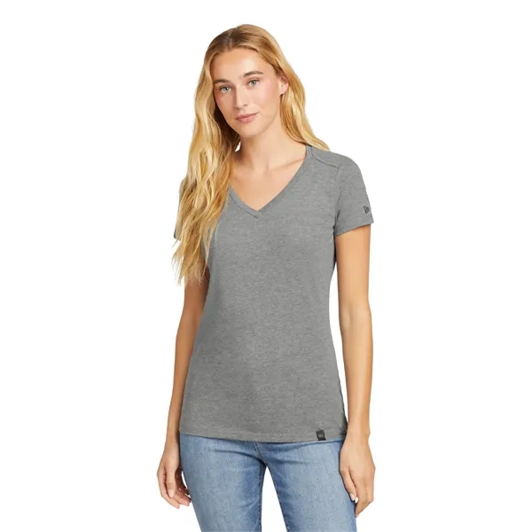 New Era Ladies Heritage Blend V-Neck Tee.... from ASI 84863 SanMar