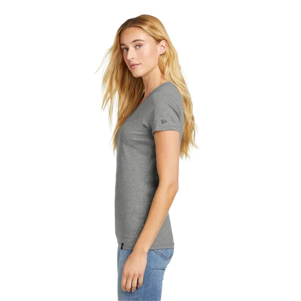 New Era Ladies Heritage Blend V-Neck Tee.... from ASI 84863 SanMar