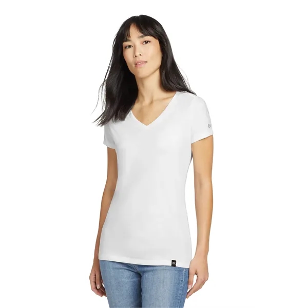 New Era Ladies Heritage Blend V-Neck Tee.... from ASI 84863 SanMar