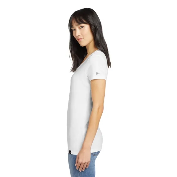 New Era Ladies Heritage Blend V-Neck Tee.... from ASI 84863 SanMar