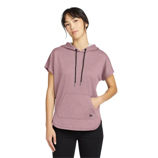 New Era Ladies Performance Terry Short Sleeve Hoodie... from ASI 84863 SanMar