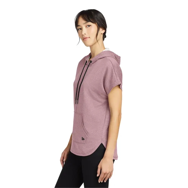 New Era Ladies Performance Terry Short Sleeve Hoodie... from ASI 84863 SanMar