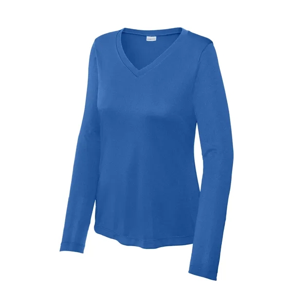Sport-Tek Ladies Long Sleeve PosiCharge Competitor V-Neck...... from ASI 84863 SanMar