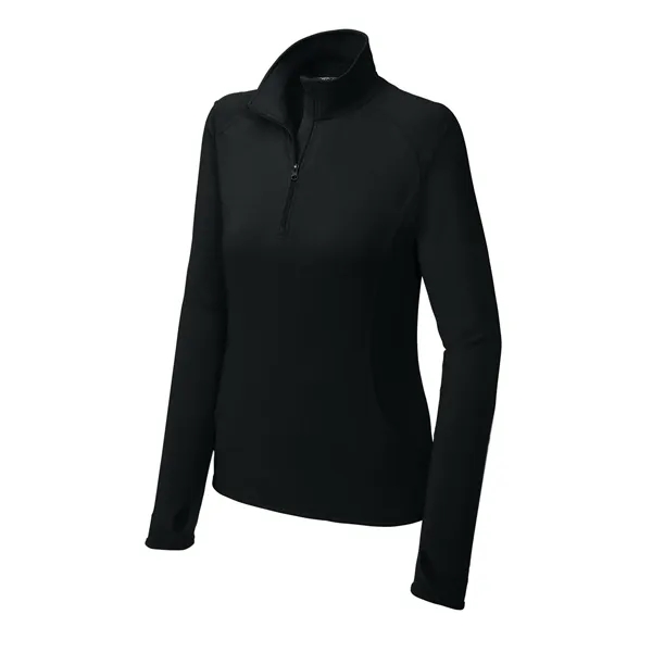 Sport-Tek Ladies Sport-Wick Stretch 1/2-Zip Pullover.... from ASI 84863 SanMar