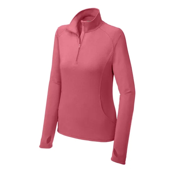 Sport-Tek Ladies Sport-Wick Stretch 1/2-Zip Pullover.... from ASI 84863 SanMar