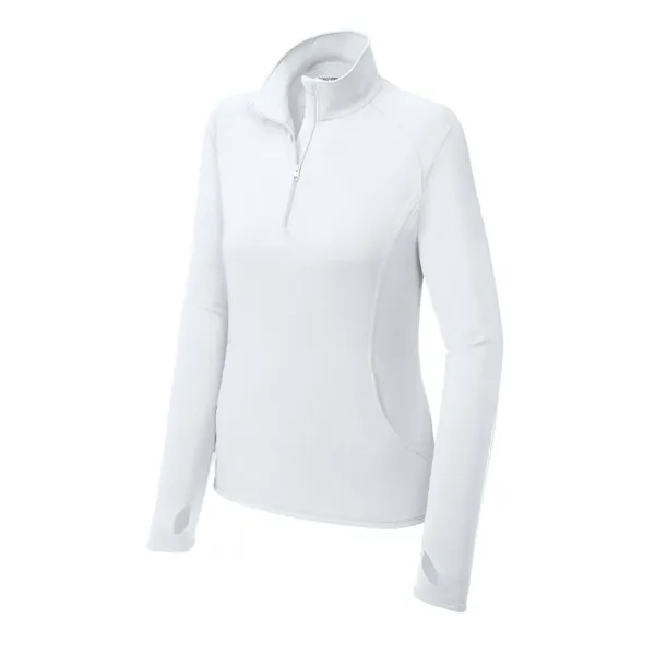 Sport-Tek Ladies Sport-Wick Stretch 1/2-Zip Pullover.... from ASI 84863 SanMar