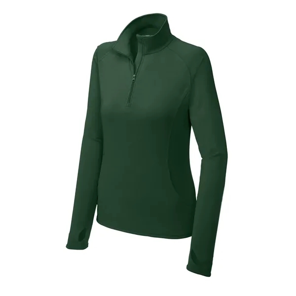 Sport-Tek Ladies Sport-Wick Stretch 1/2-Zip Pullover.... from ASI 84863 SanMar