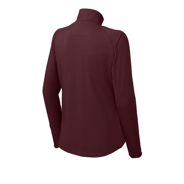 Sport-Tek Ladies Sport-Wick Stretch 1/2-Zip Pullover.... from ASI 84863 SanMar