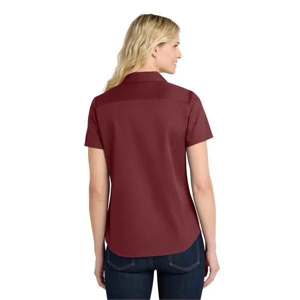 Port Authority Ladies Short Sleeve SuperPro React Twill S...... from ASI 84863 SanMar