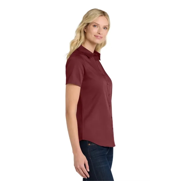 Port Authority Ladies Short Sleeve SuperPro React Twill S...... from ASI 84863 SanMar
