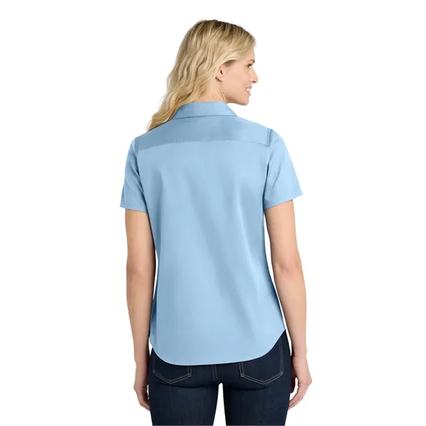 Port Authority Ladies Short Sleeve SuperPro React Twill S...... from ASI 84863 SanMar