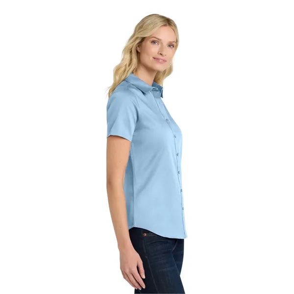 Port Authority Ladies Short Sleeve SuperPro React Twill S...... from ASI 84863 SanMar