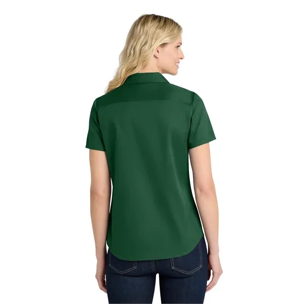 Port Authority Ladies Short Sleeve SuperPro React Twill S...... from ASI 84863 SanMar