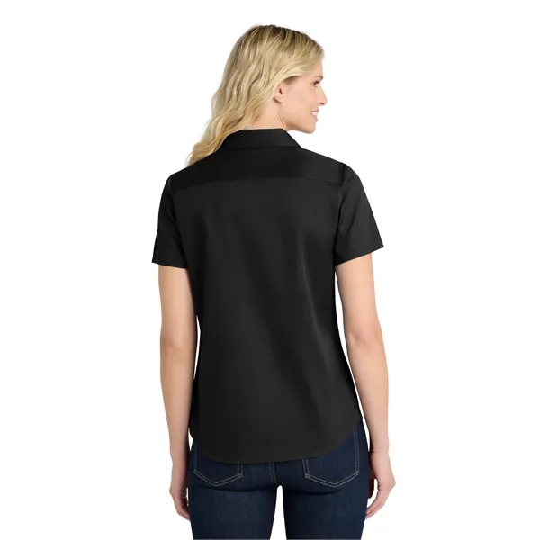 Port Authority Ladies Short Sleeve SuperPro React Twill S...... from ASI 84863 SanMar