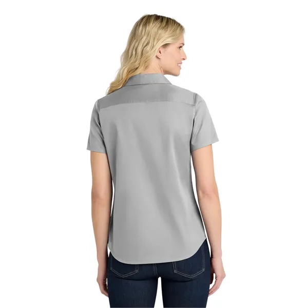 Port Authority Ladies Short Sleeve SuperPro React Twill S...... from ASI 84863 SanMar