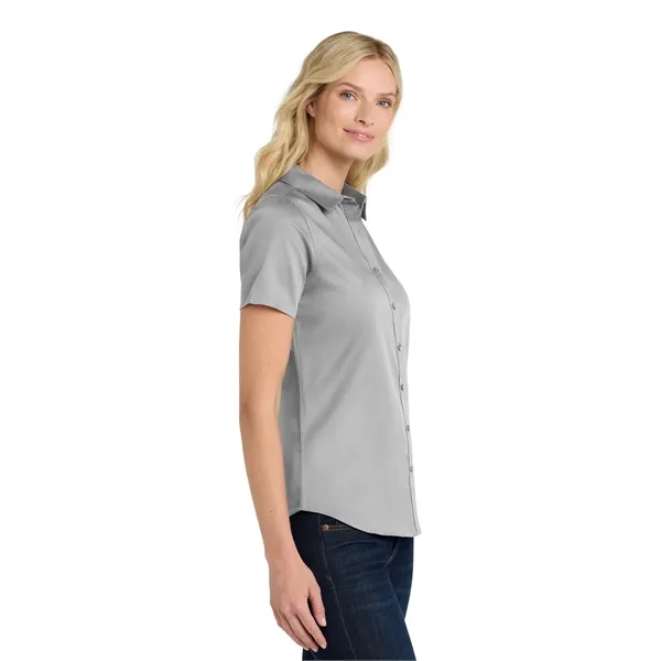 Port Authority Ladies Short Sleeve SuperPro React Twill S...... from ASI 84863 SanMar