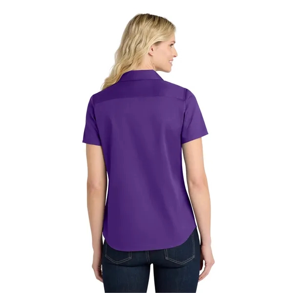 Port Authority Ladies Short Sleeve SuperPro React Twill S...... from ASI 84863 SanMar